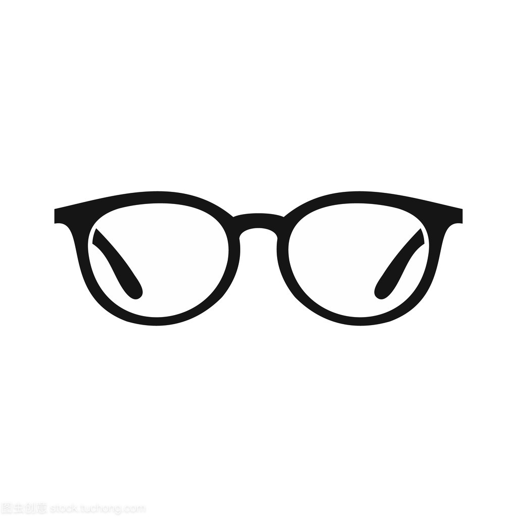 簡(jiǎn)約風(fēng)格的眼鏡圖標(biāo)設(shè)計(jì)